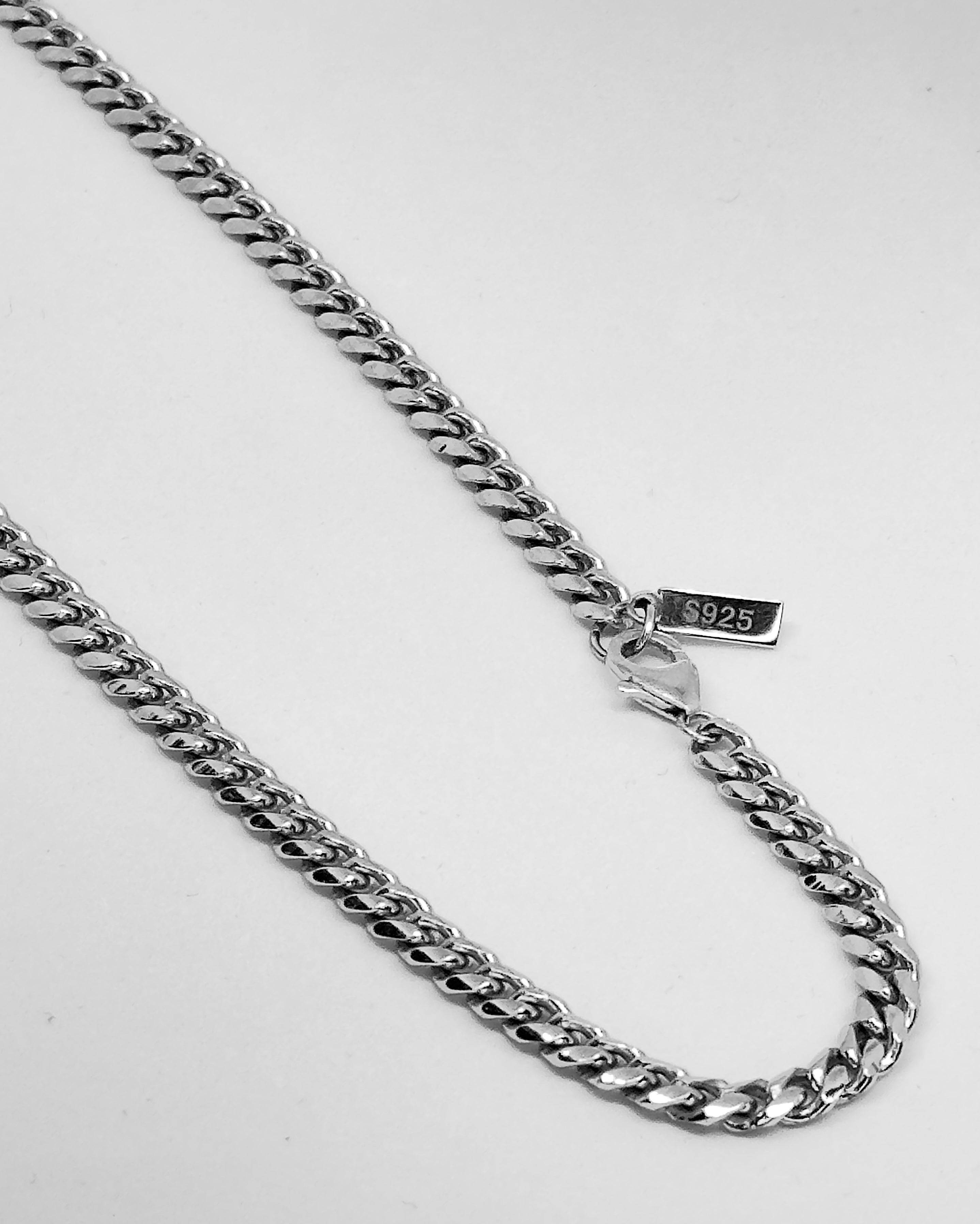 Cuban Chain aus S925 Sterling Silber - 5mm